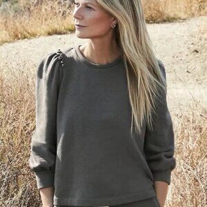 G. Label GOOP Elegant NAVY Blue Women's Sweatshirt